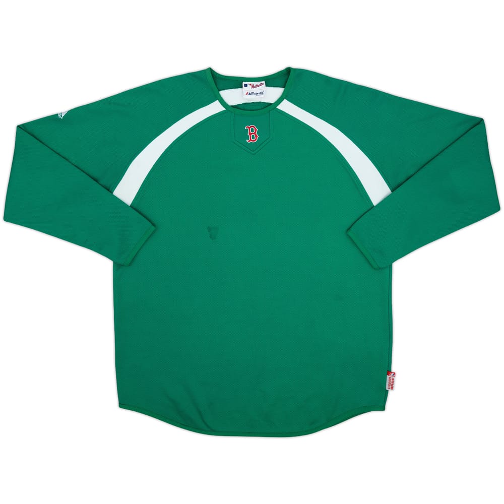 2009 Boston Red Sox Authentic Majestic Training Top - 7/10 - (XL)