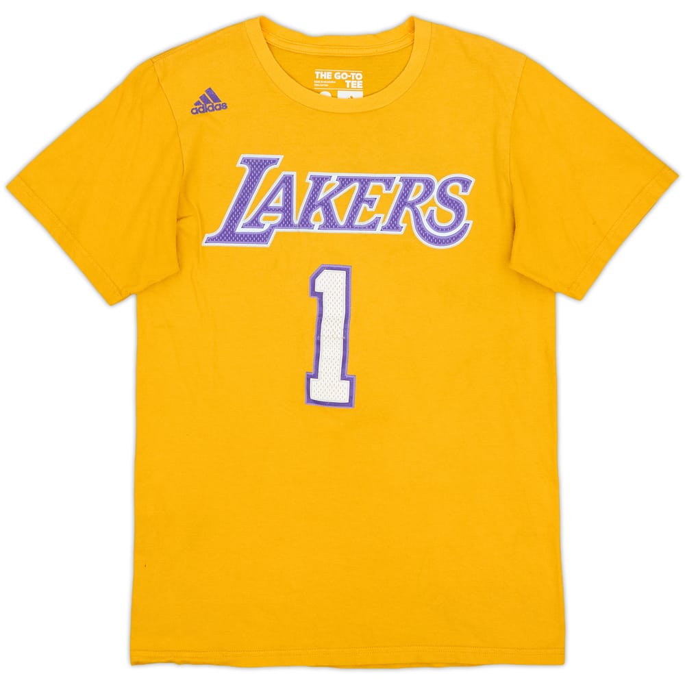 2015-16 LA Lakers Russell #1 adidas Tee - 4/10 - (S)