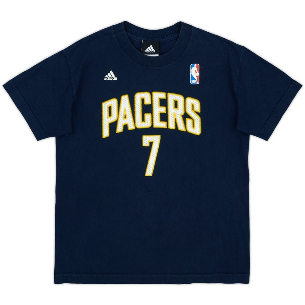 2006-08 Indiana Pacers O'Neal #7 adidas Tee - 5/10 - (M.Boys)