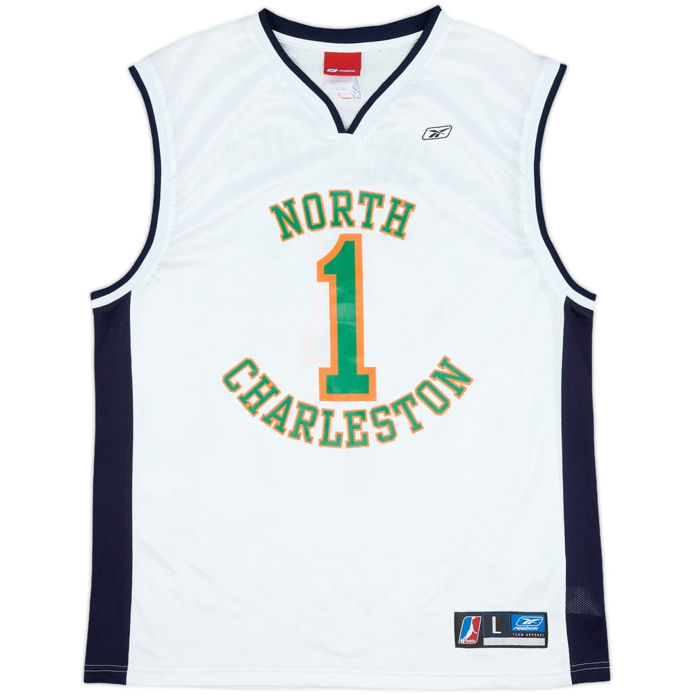 2001-03 North Charleston Lowgators #1 Reebok Home Jersey - 9/10 - (L)