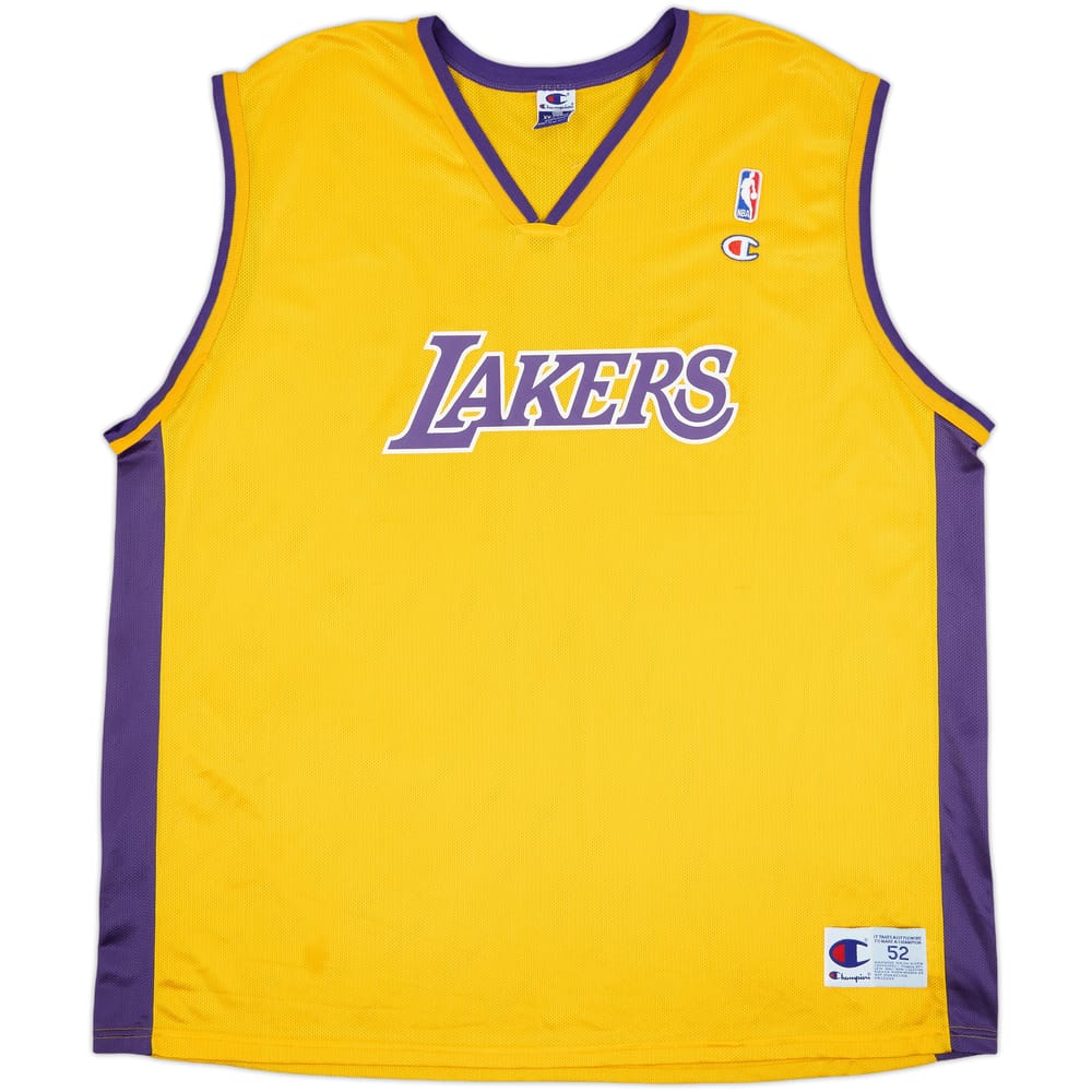 1999-02 LA Lakers Champion Home Jersey - 9/10 - (XXL)