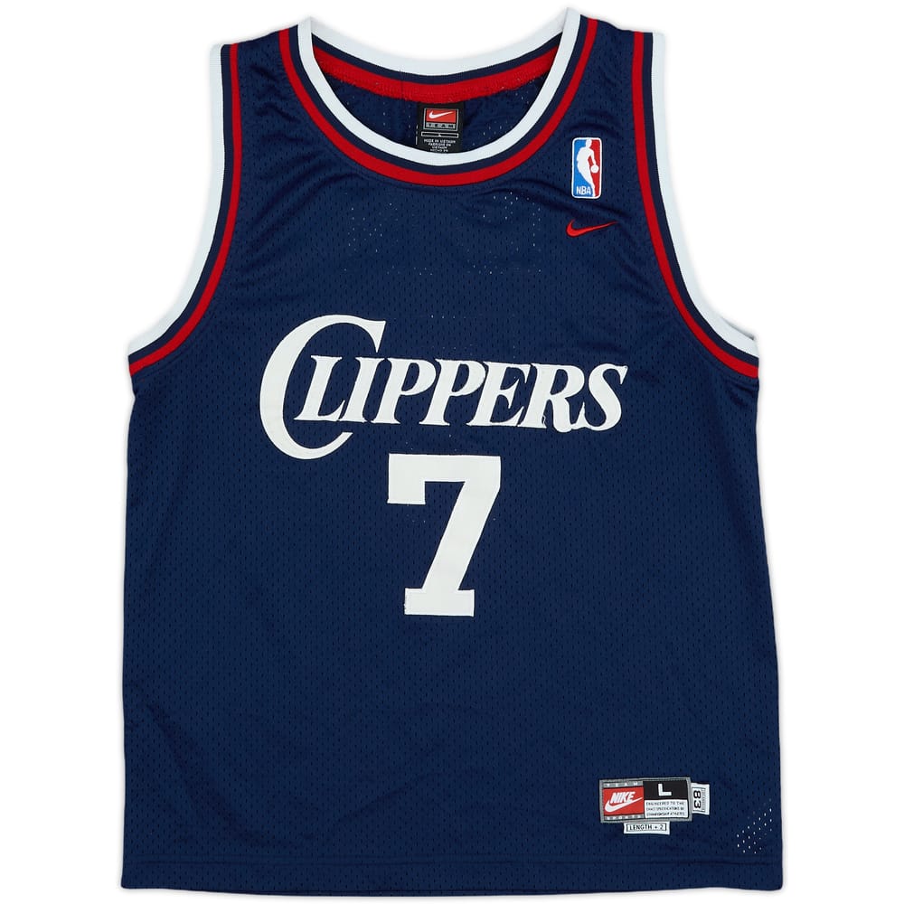 1983-84 San Diego Clippers Odom #7 Nike Rewind Swingman Jersey - 7/10 - (L.Boys)