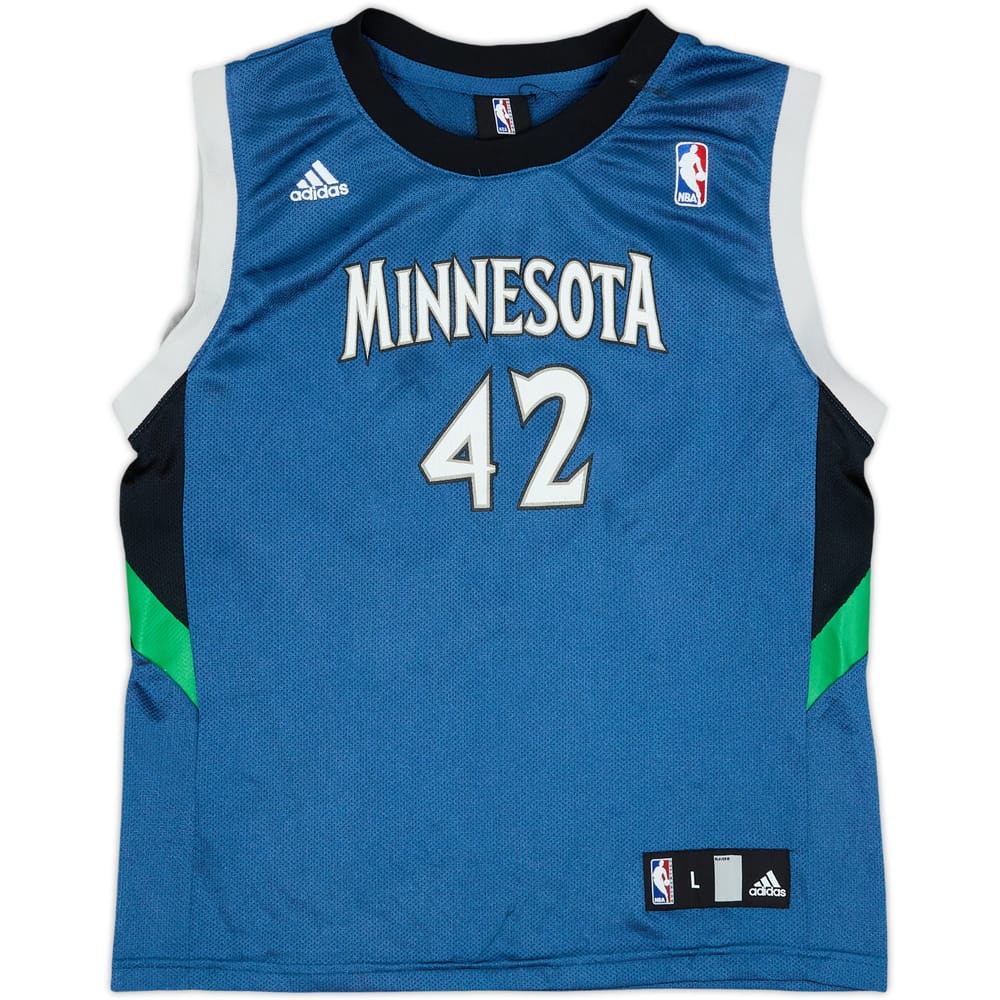 2008-10 Minnesota Timberwolves Love #42 adidas Away Jersey - 7/10 - (L.Boys)