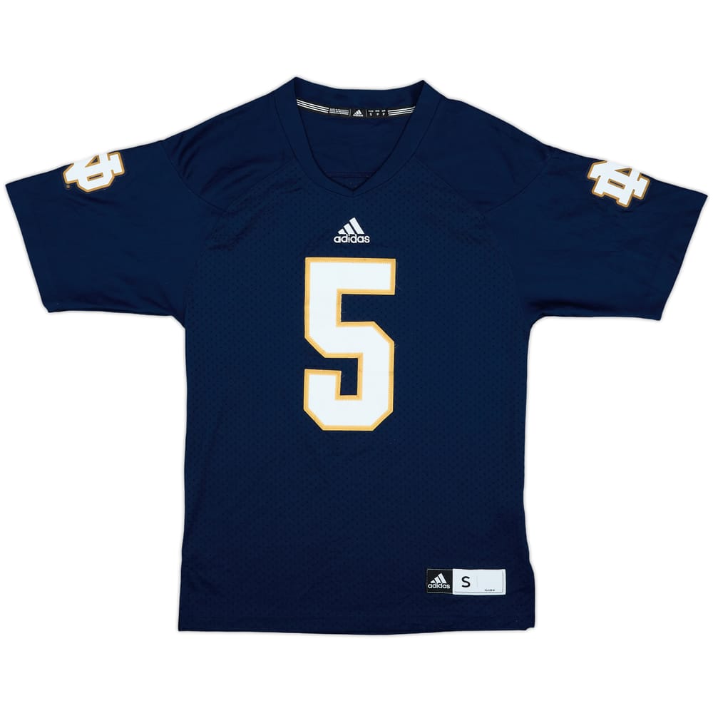 2012 Notre Dame Fighting Irish Te'o #5 adidas Premier Home Jersey - 8/10 - (S)