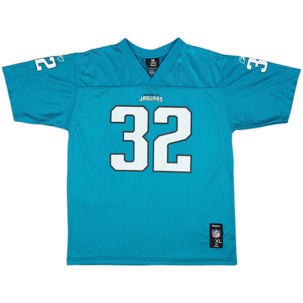 2009-11 Jacksonville Jaguars Jones-Drew #32 Reebok Relpica Home Jersey - 9/10 - (XL.Boys)