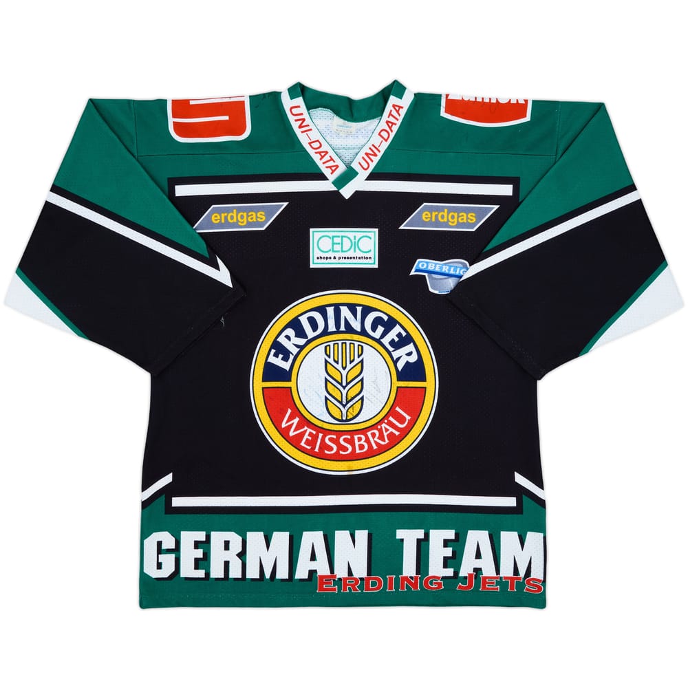 1999-00 Erding Jets Busch #74 'Signed' ewald Home Jersey - 8/10 - (XL)
