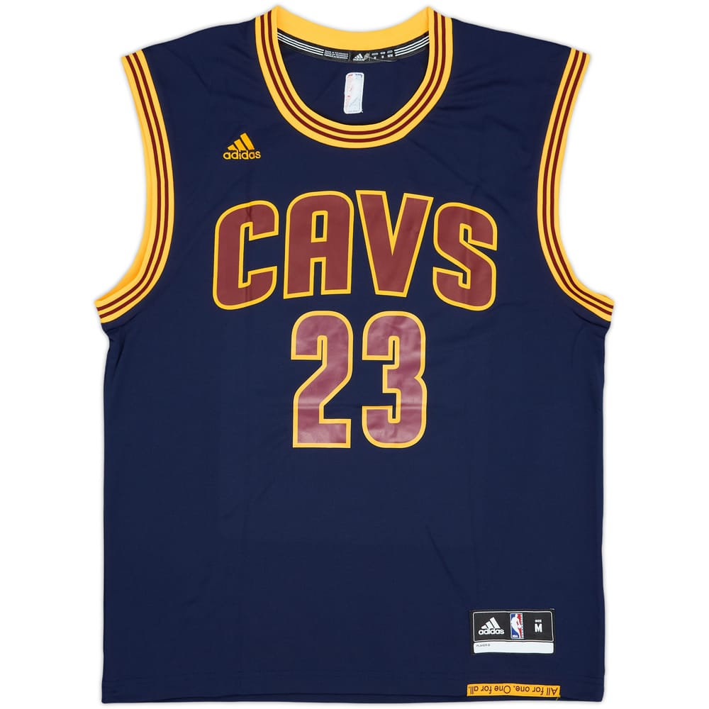 2014-17 Cleveland Cavaliers James #23 adidas Alternate Jersey - 10/10 - (M)