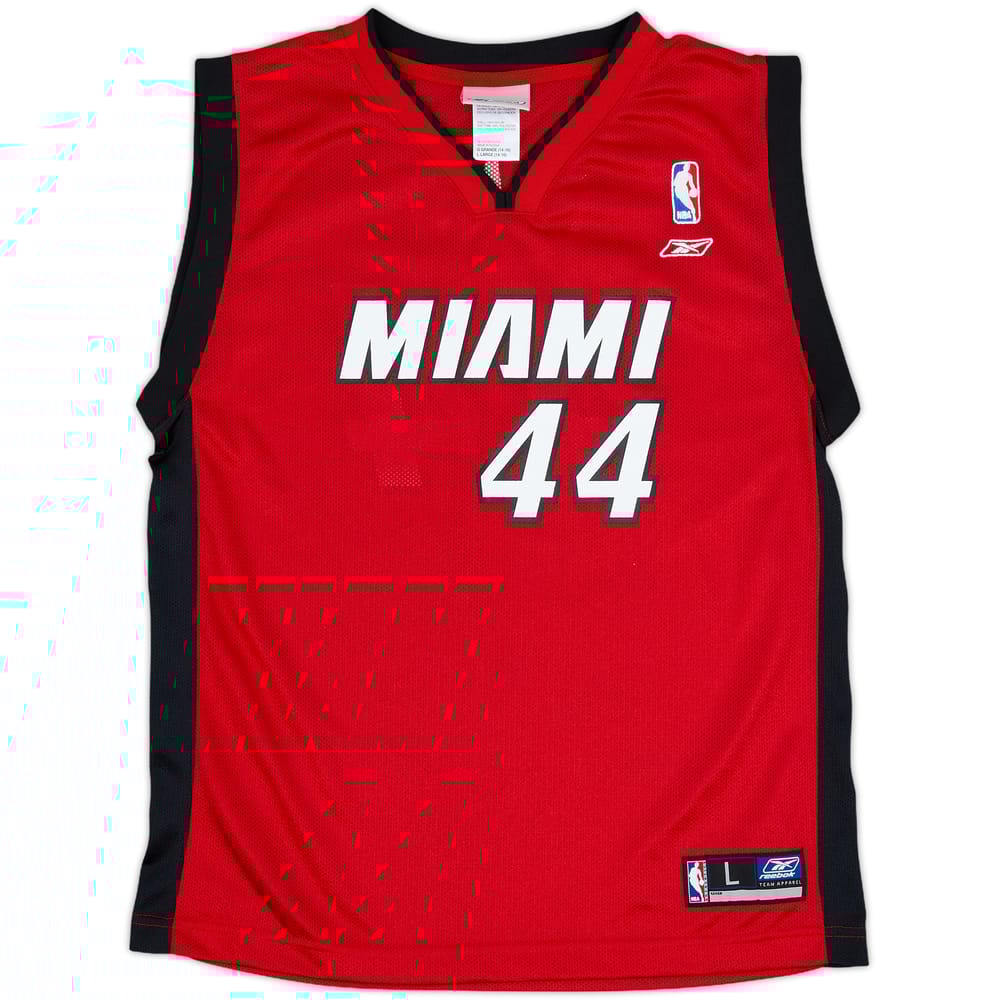 2002-04 Miami Heat Grant #44 Reebok Alternate Jersey - 9/10 - (L.Boys)
