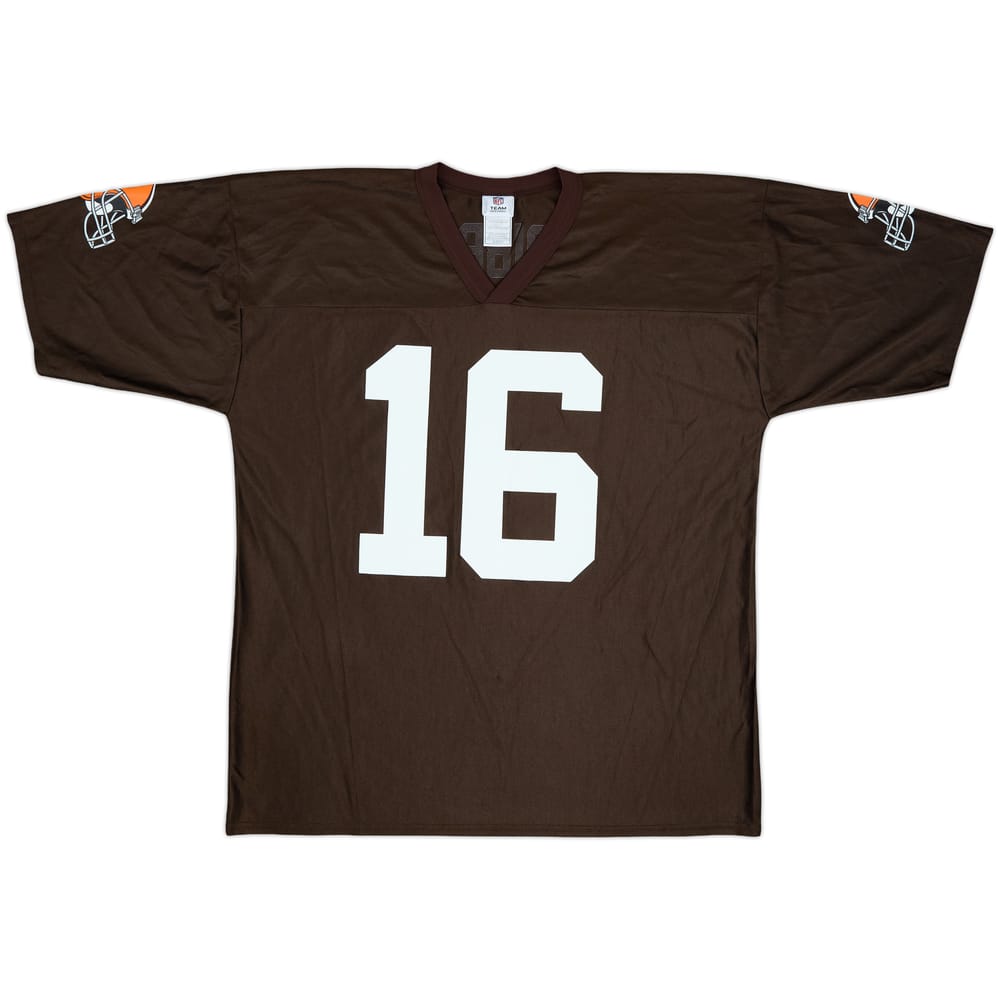 2010 Cleveland Browns Cribbs #16 NFL Replica Home Jersey - 6/10 - (XL)