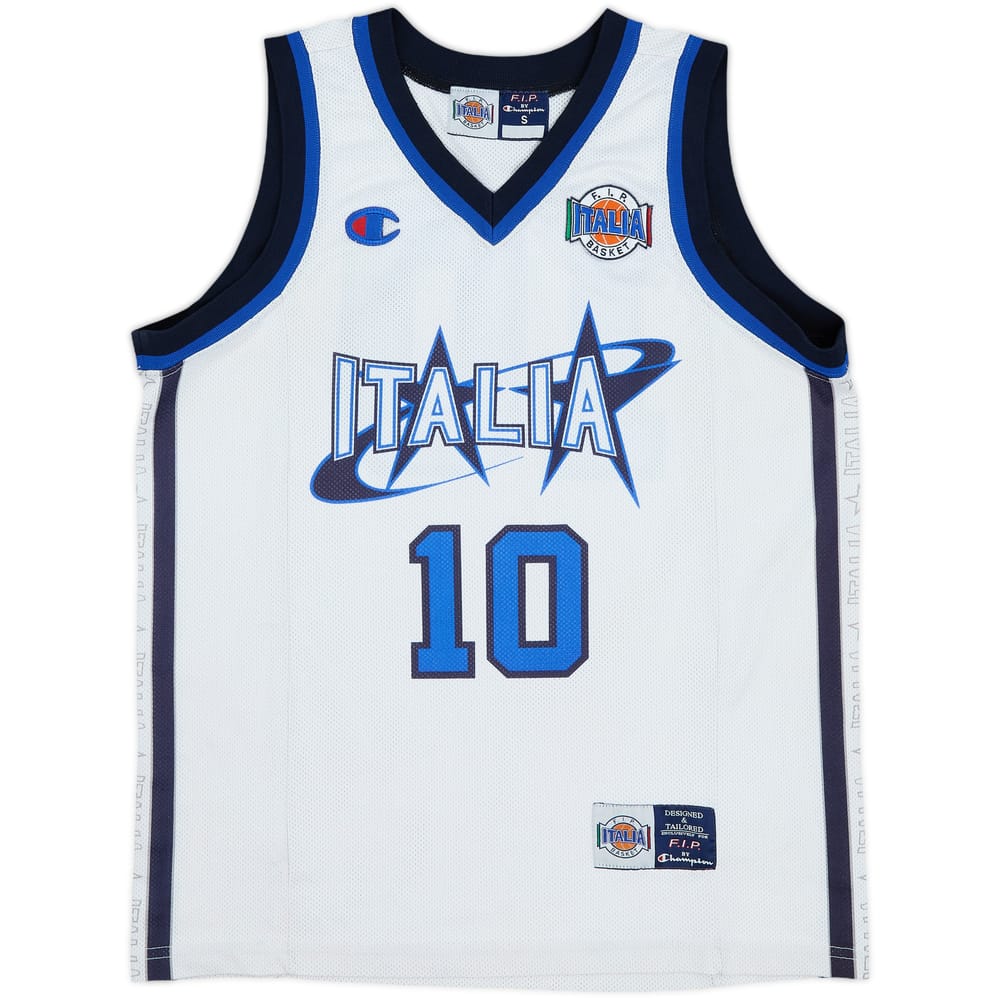 1996-97 Italy National Team #10 Champion Away Jersey - 8/10 - (S)