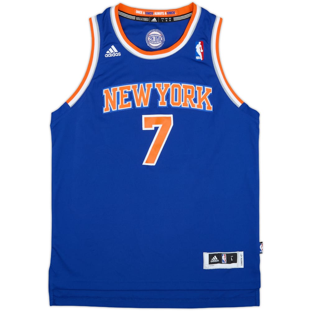 2012-14 New York Knicks Anthony #7 adidas Swingman Away Jersey - 8/10 - (L.Boys)