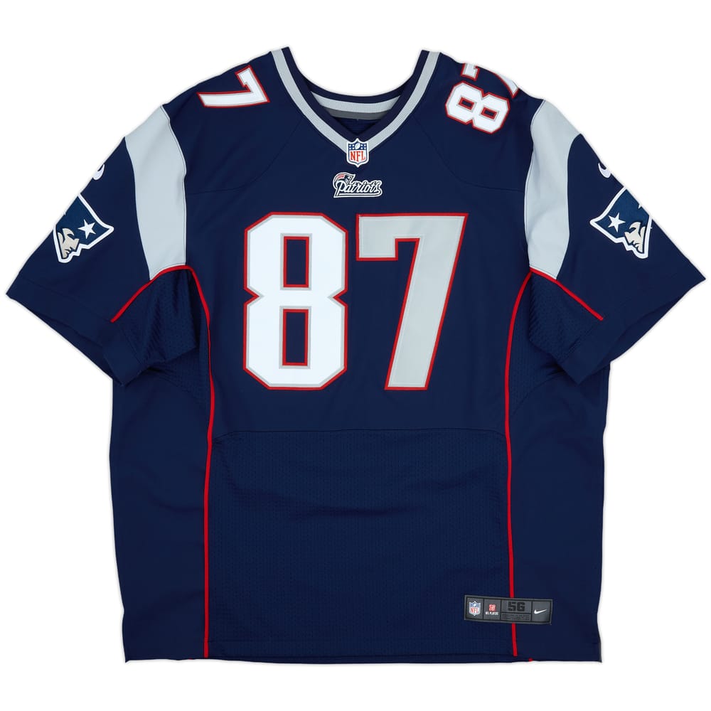 2012-18 New England Patriots Gronkowski #87 Nike Authentic Home Jersey - 5/10 - (3XL)