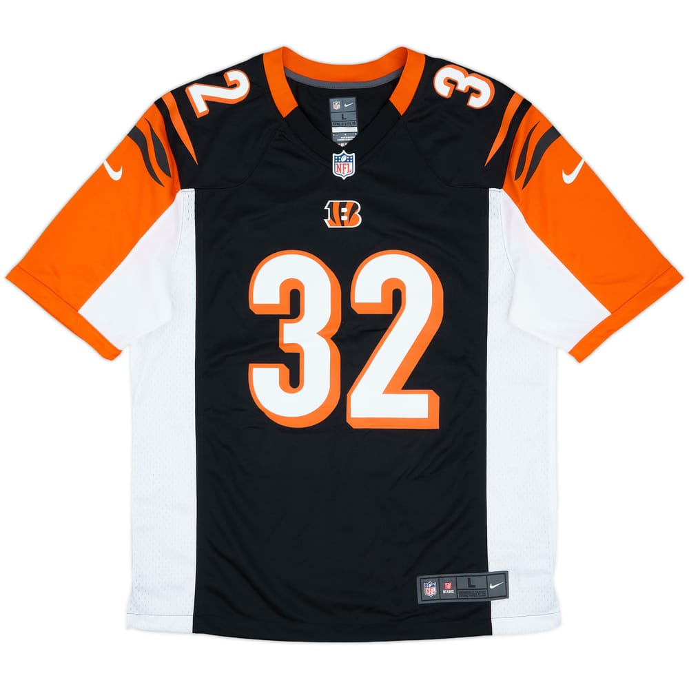2014-17 Cincinnati Bengals Hill #32 Nike Game Home Jersey - 9/10 - (L)