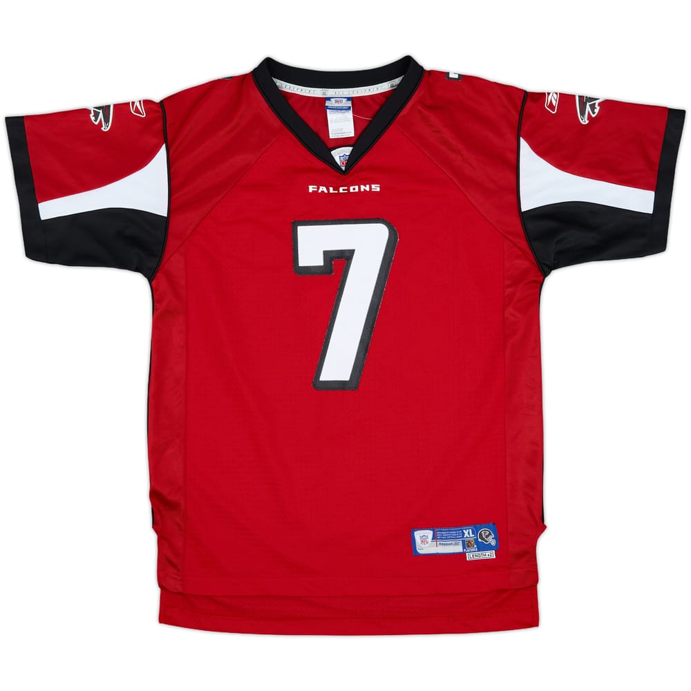 2005-06 Atlanta Falcons Vick #7 Reebok Premier Home Jersey - 8/10 - (XL.Boys)