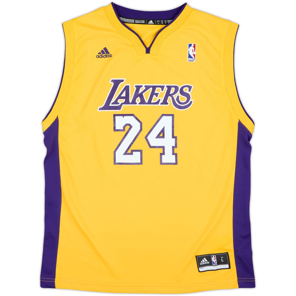 2010-14 LA Lakers Bryant #24 adidas Home Jersey - 8/10 - (L.Boys)