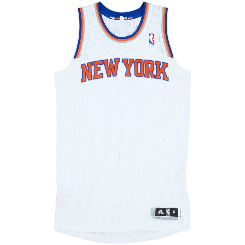 2012-14 New York Knicks adidas Authentic Home Jersey - 9/10 - (M)
