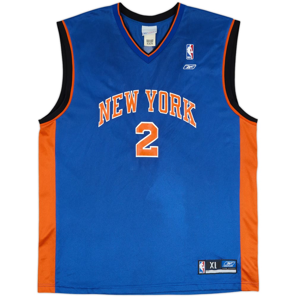 2003-04 New York Knicks Van Horn #2 Reebok Away Jersey - 6/10 - (XL)