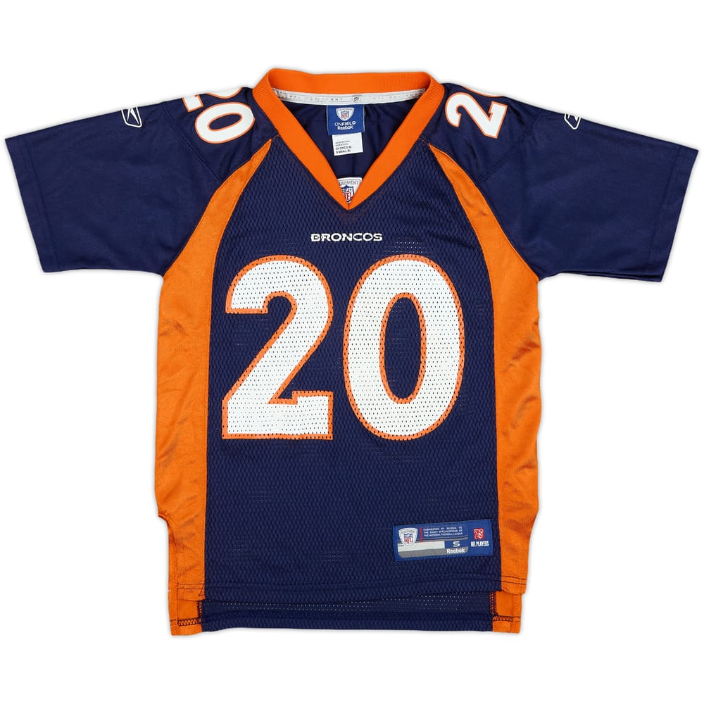 2009-11 Denver Broncos Dawkins #20 Reebok On Field Home Jersey - 9/10 - (S.Boys)