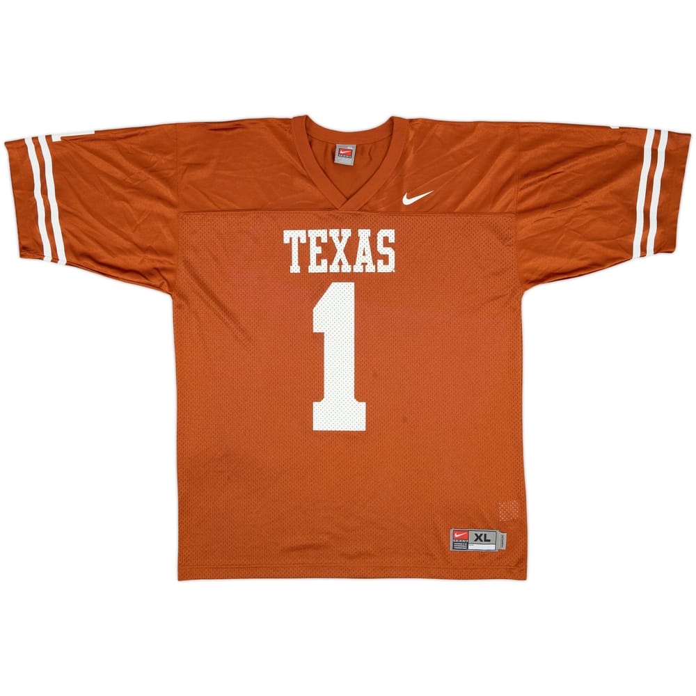 2004-06 Texas Longhorns #1 Nike Home Jersey - 9/10 - (XL)