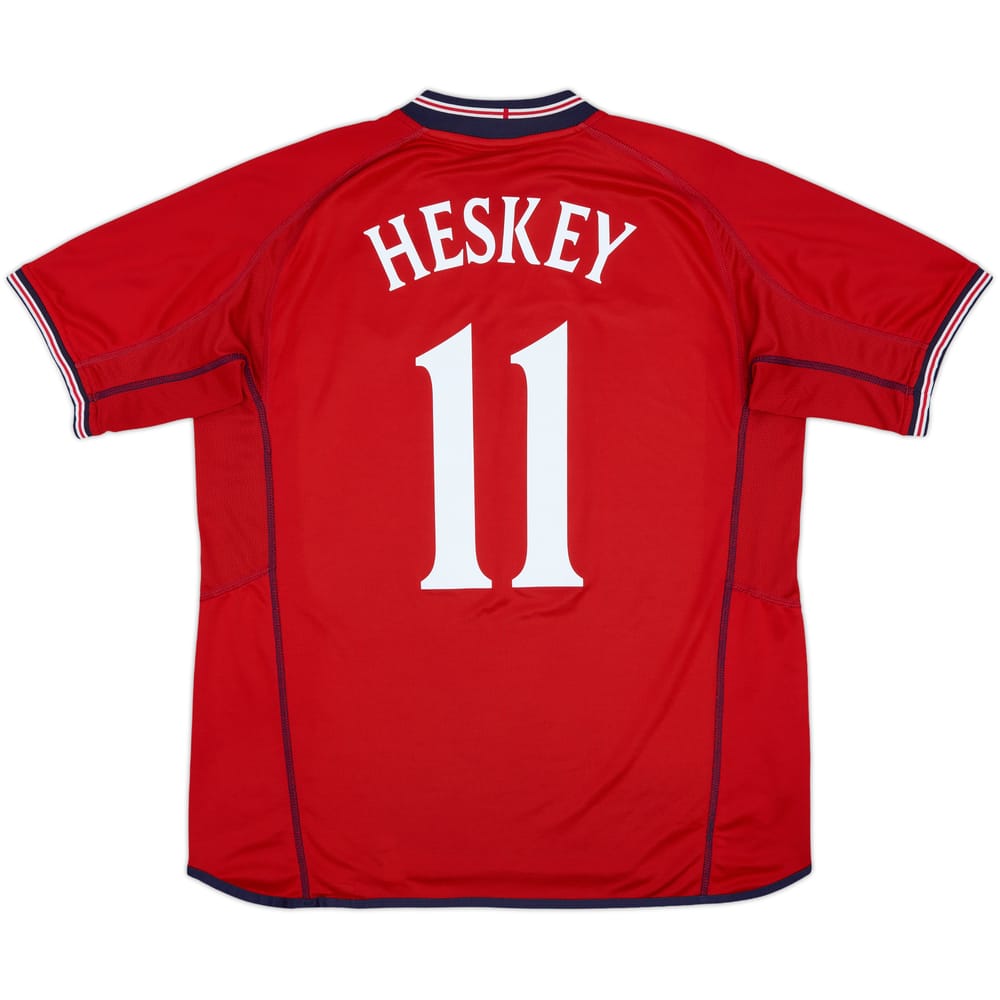 2002-04 England Away Shirt Heskey #11 - 9/10 - (XL)
