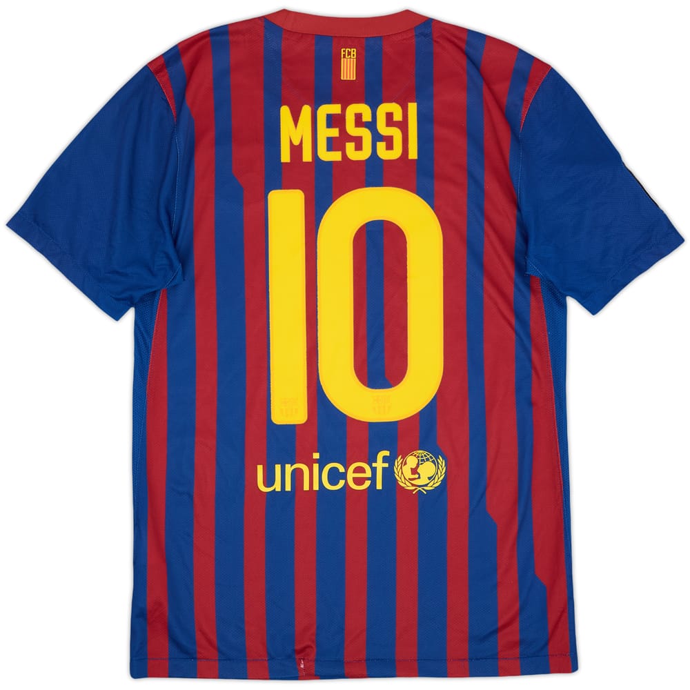 2011-12 Barcelona Home Shirt Messi #10 - 6/10 - (S)