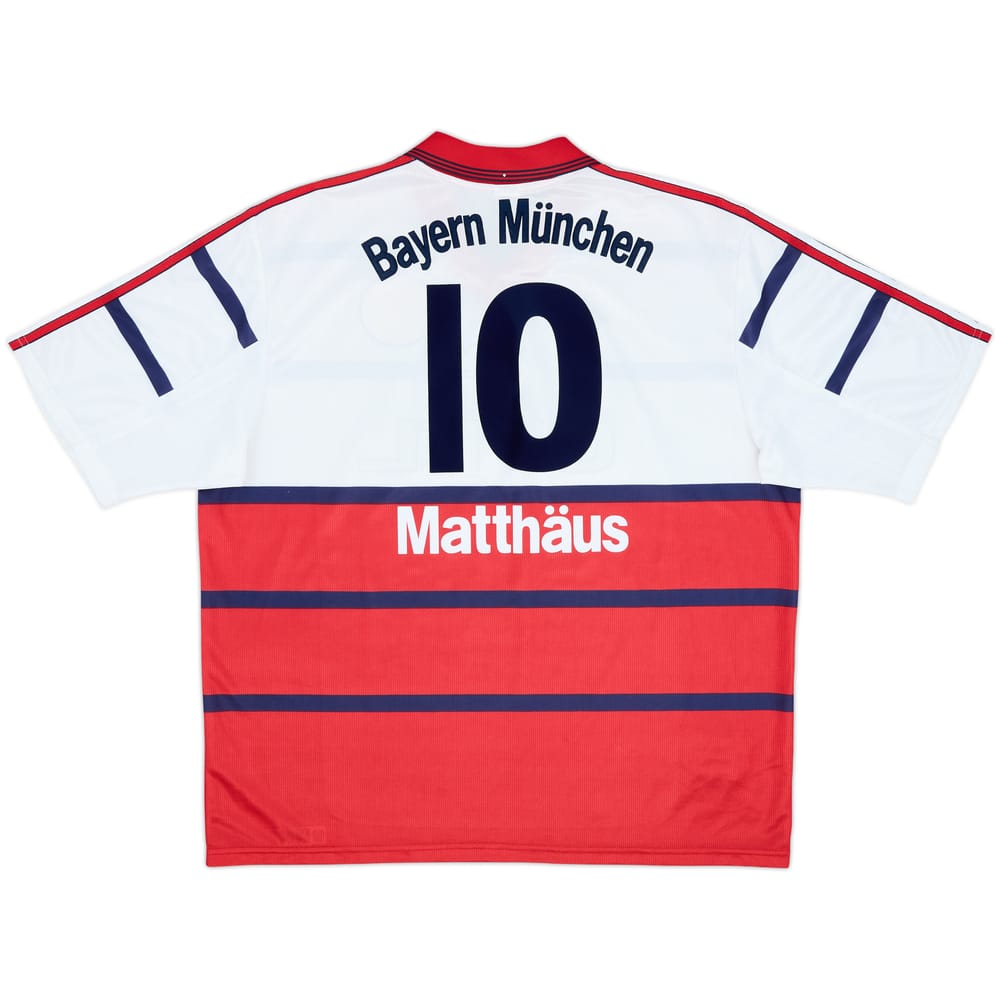 1998-00 Bayern Munich Away Shirt Matthaus #10 - 9/10 - (XXL)