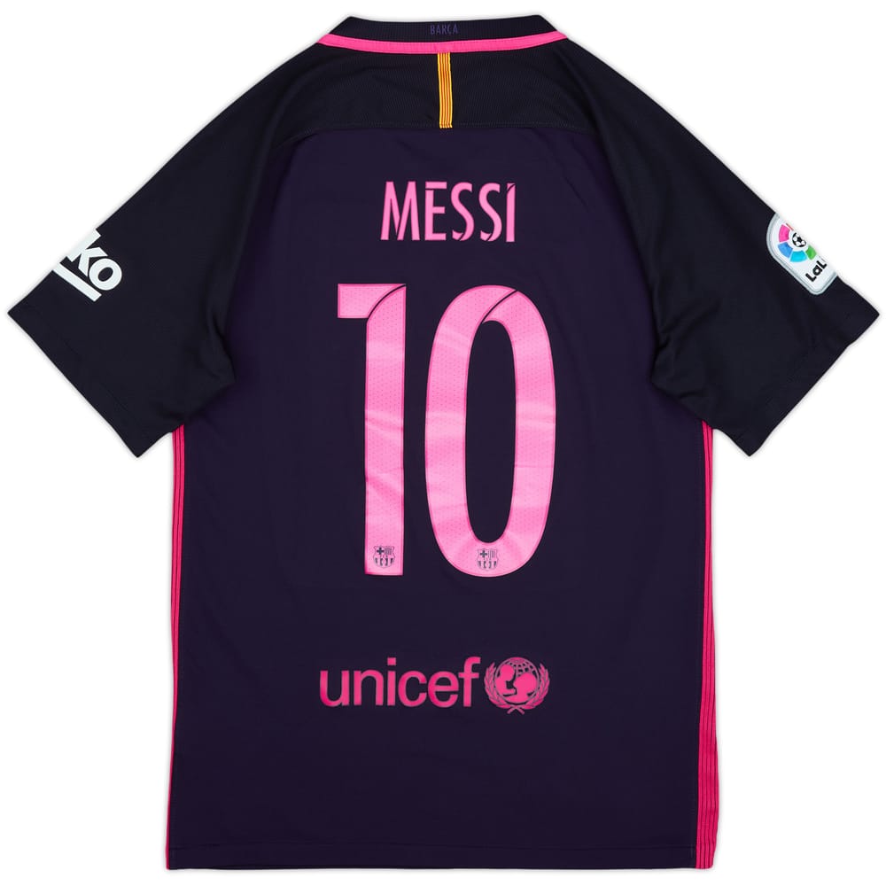 2016-17 Barcelona Away Shirt Messi #10 - 9/10 - (S)