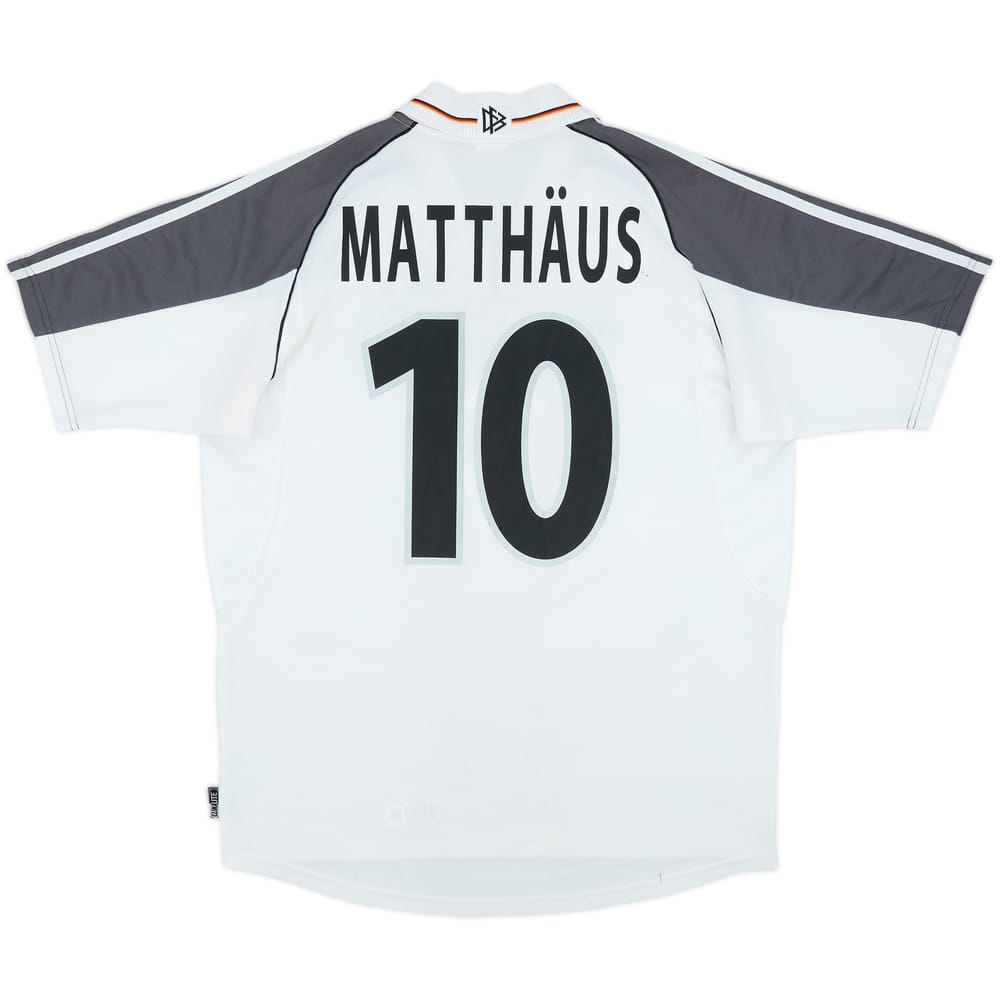 2000-02 Germany Home Shirt Matthaus #10 - 7/10 - (M)