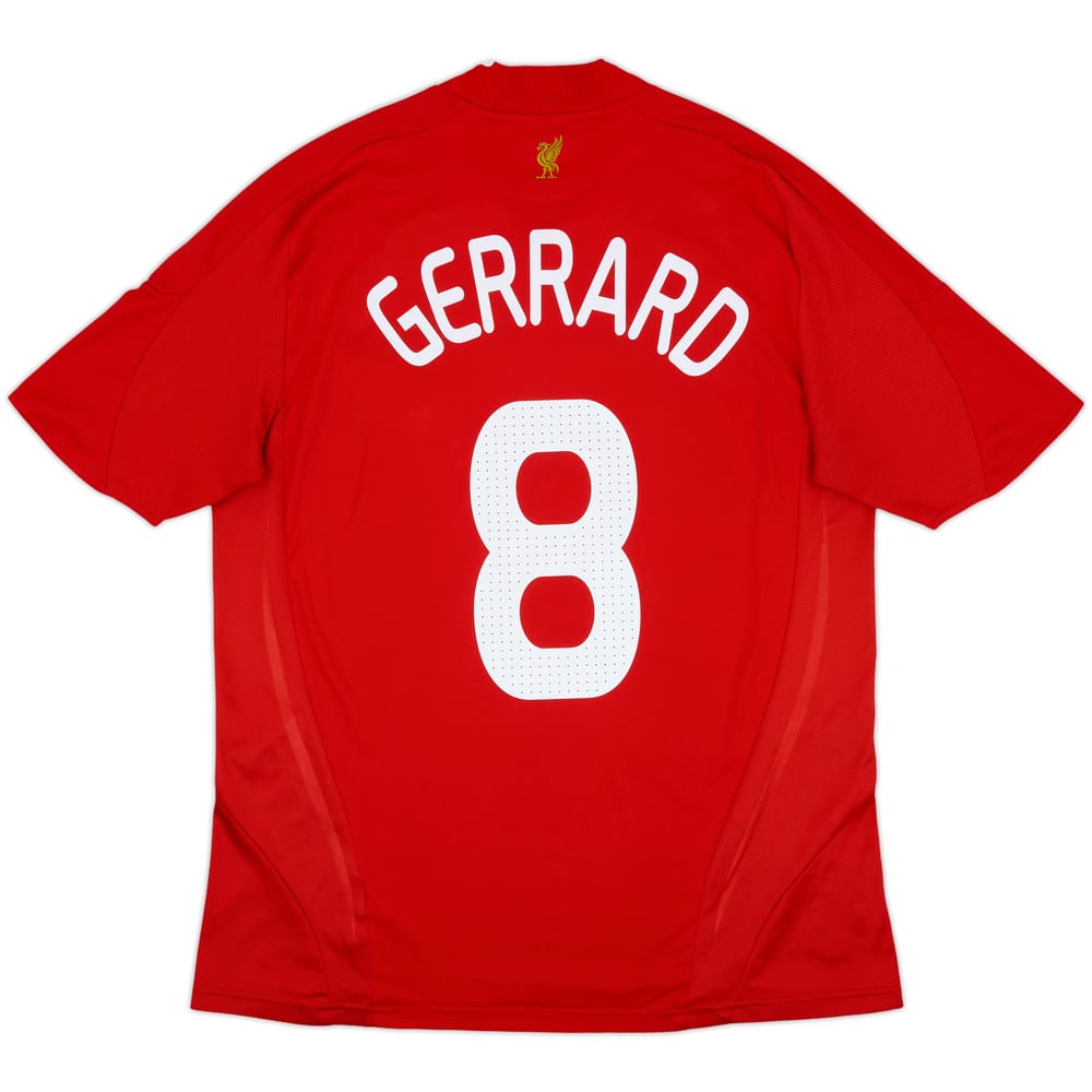 2008-10 Liverpool Home Shirt Gerrard #8 - 6/10 - (L)