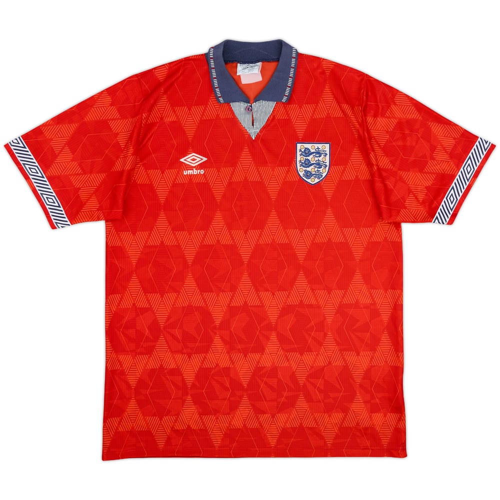 1990-93 England Away Shirt - 8/10 - (L)