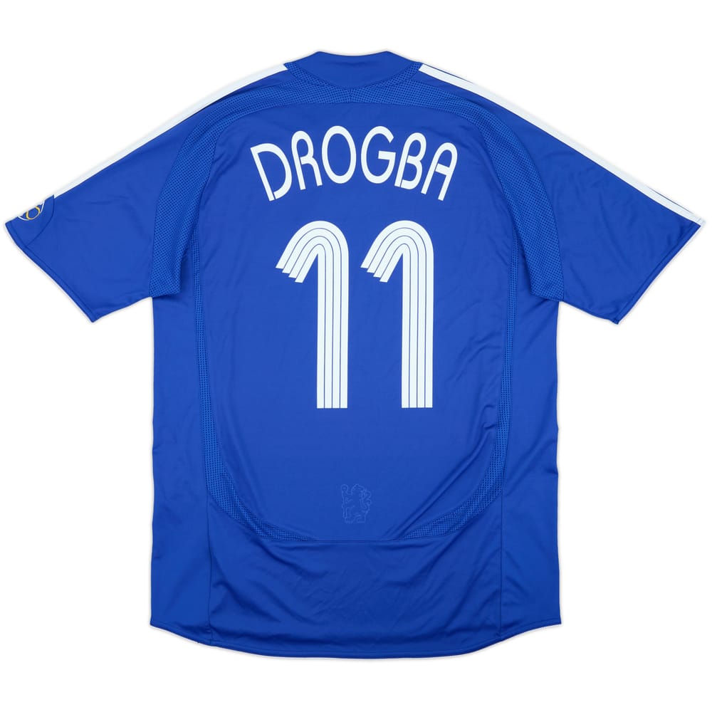 2006-08 Chelsea Home Shirt Drogba #11 - 7/10 - (M)
