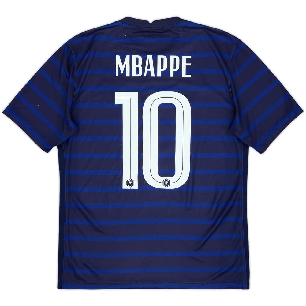 2020-21 France Home Shirt Mbappe #10 - 6/10 - (M)