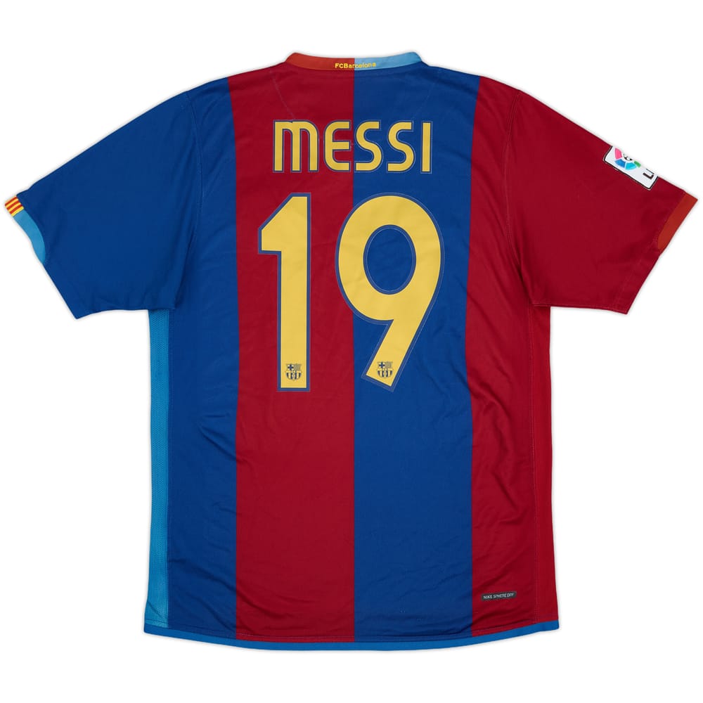 2006-07 Barcelona Home Shirt Messi #19 - 5/10 - (M)