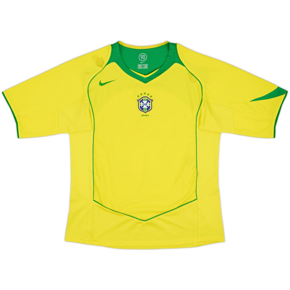 2004-06 Brazil Home Shirt - 5/10 - (L)
