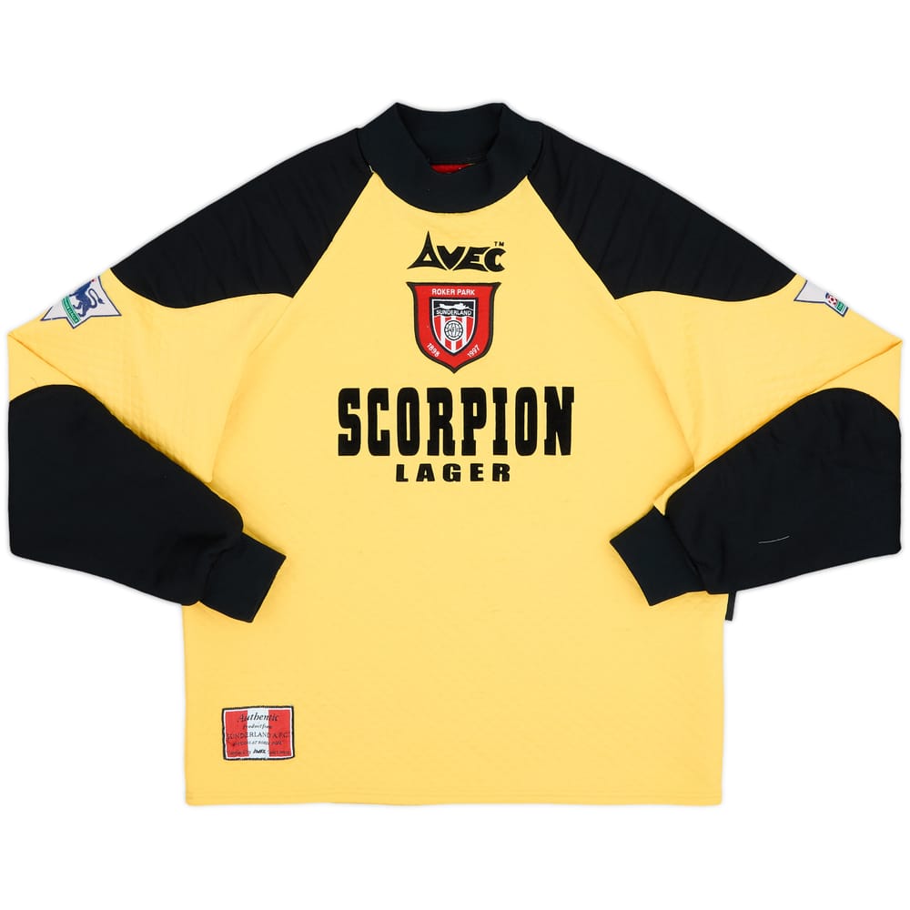 1996-97 Sunderland GK Shirt - 7/10 - (S)
