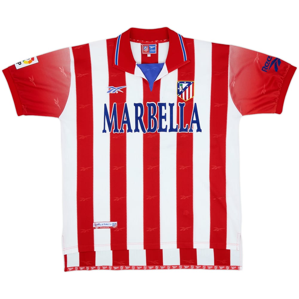 1998-99 Atletico Madrid Home Shirt - 8/10 - (XL)
