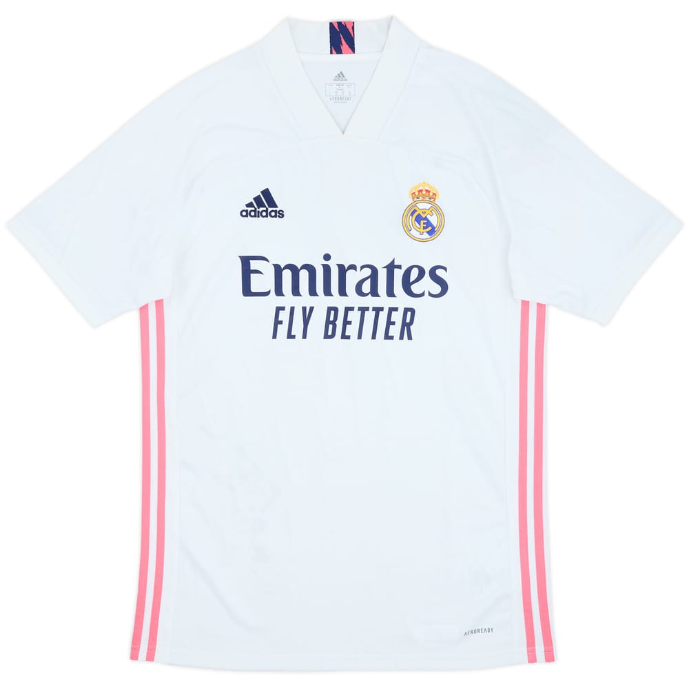 2020-21 Real Madrid Home Shirt - 4/10 - (M)
