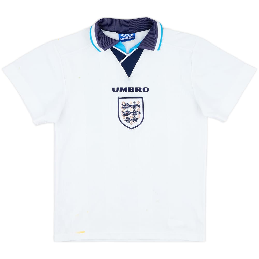 1995-97 England Home Shirt - 5/10 - (Y)