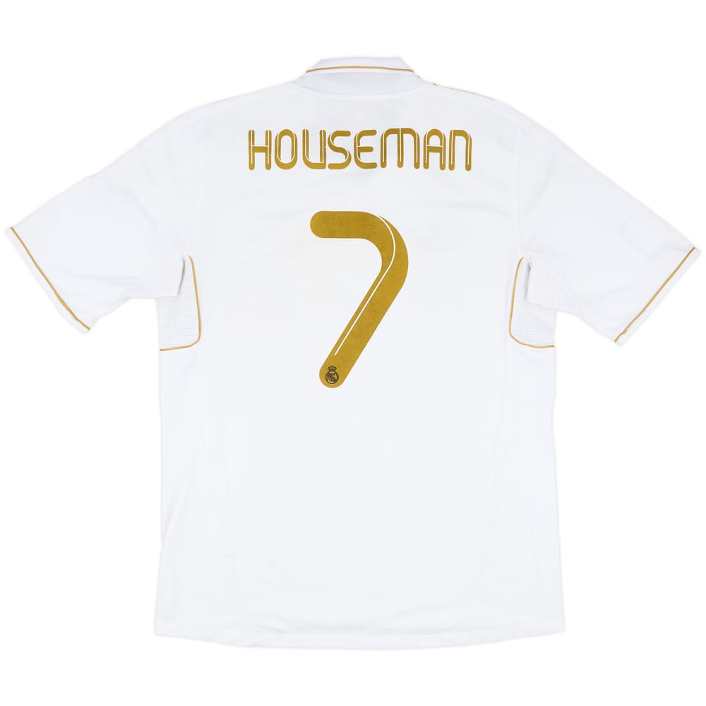 2011-12 Real Madrid Home Shirt Houseman #7 - 4/10 - (XL)