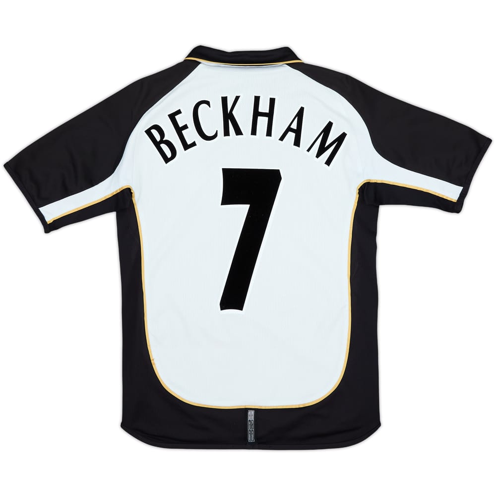 2001-02 Manchester United Centenary Away/Third Shirt Beckham #7 - 6/10 - (XL.Boys)