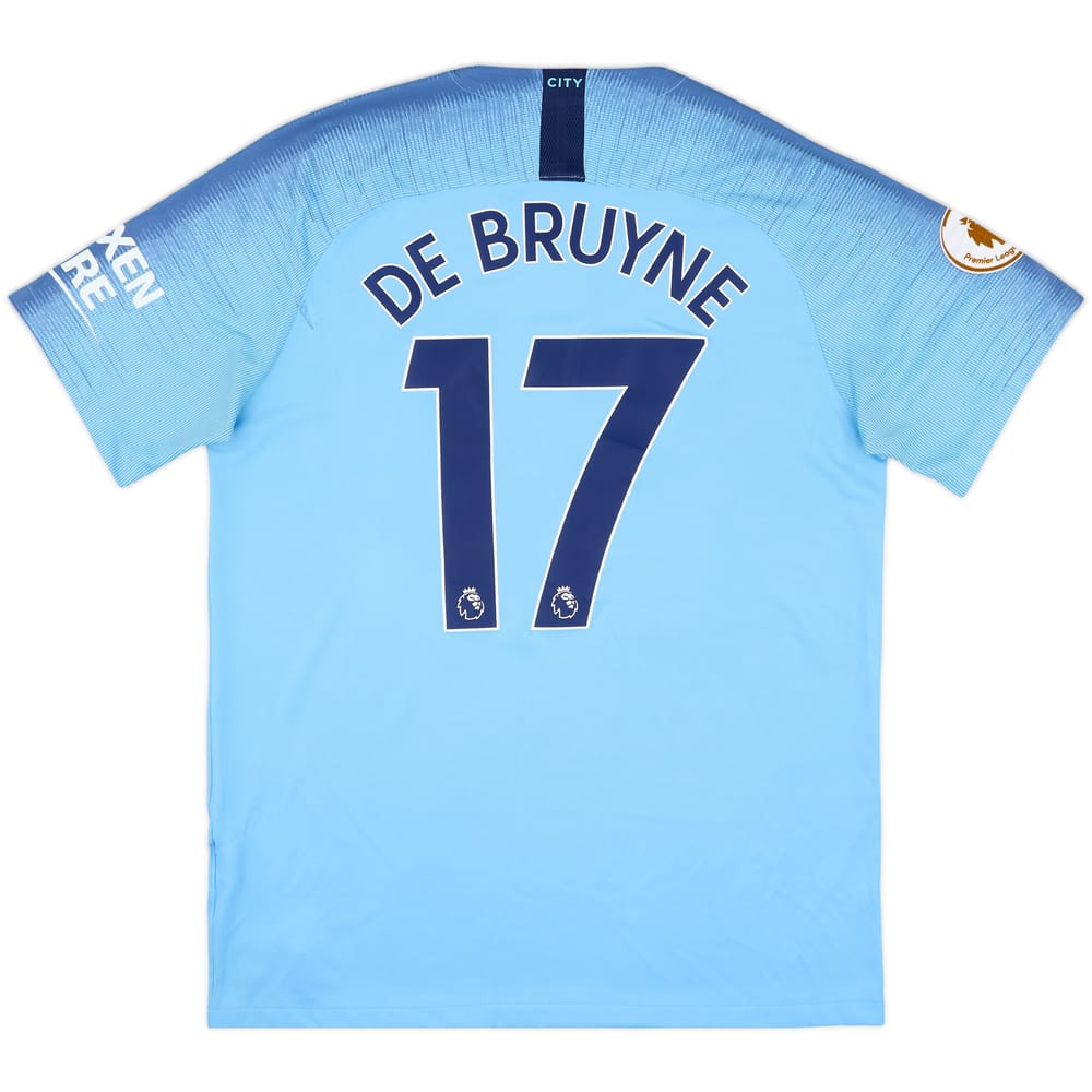 2018-19 Manchester City Home Shirt De Bruyne #17 - 5/10 - (L)