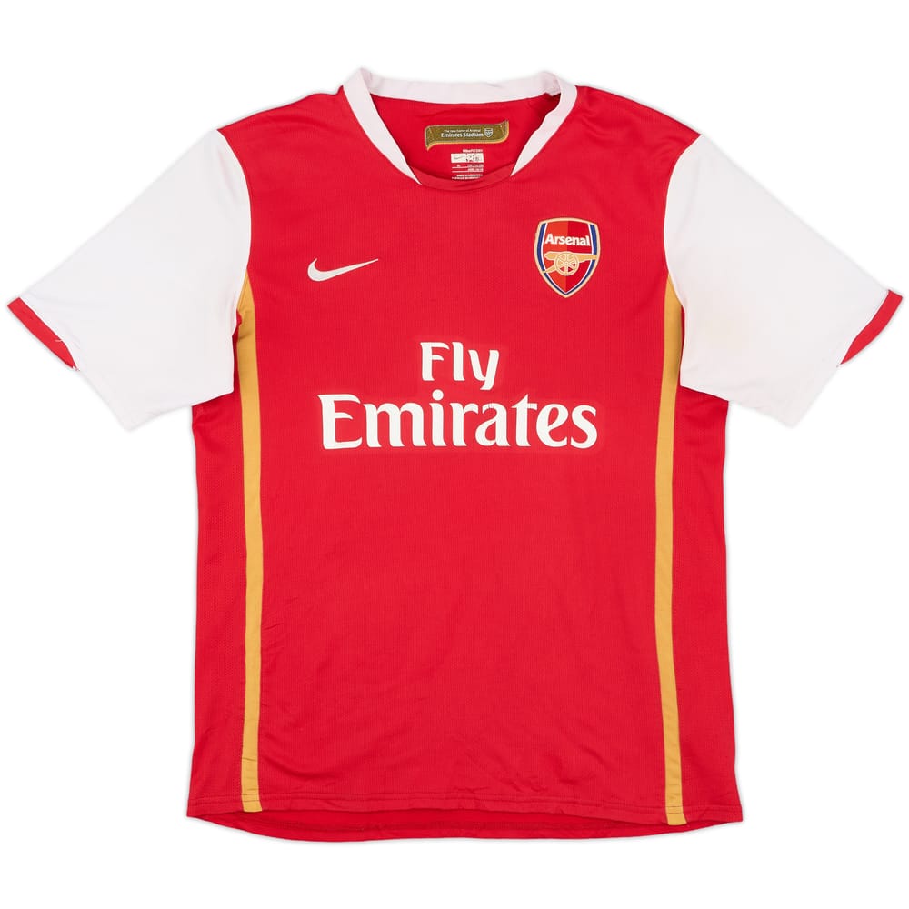 2006-08 Arsenal Home Shirt - 5/10 - (XL.Boys)