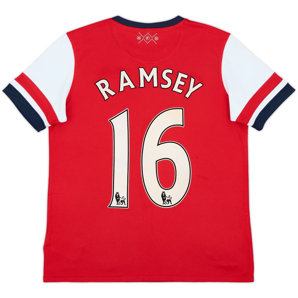 2012-14 Arsenal Home Shirt Ramsey #16 - 5/10 - (XL.Boys)