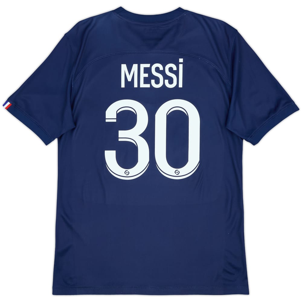 2022-23 Paris Saint-Germain Home Shirt Messi #30 - 7/10 - (M)