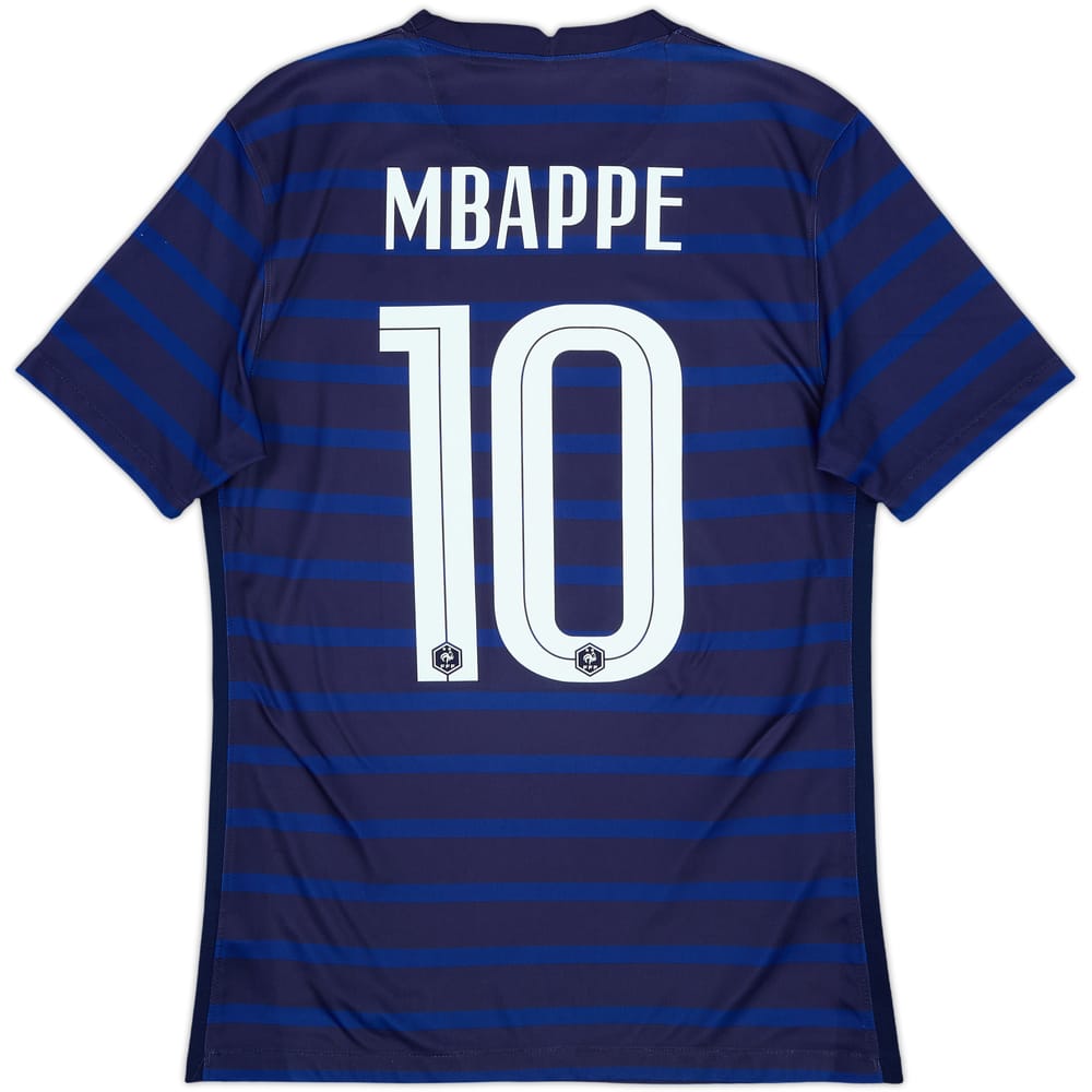 2020-21 France Home Shirt Mbappe #10 - 10/10 - (S)