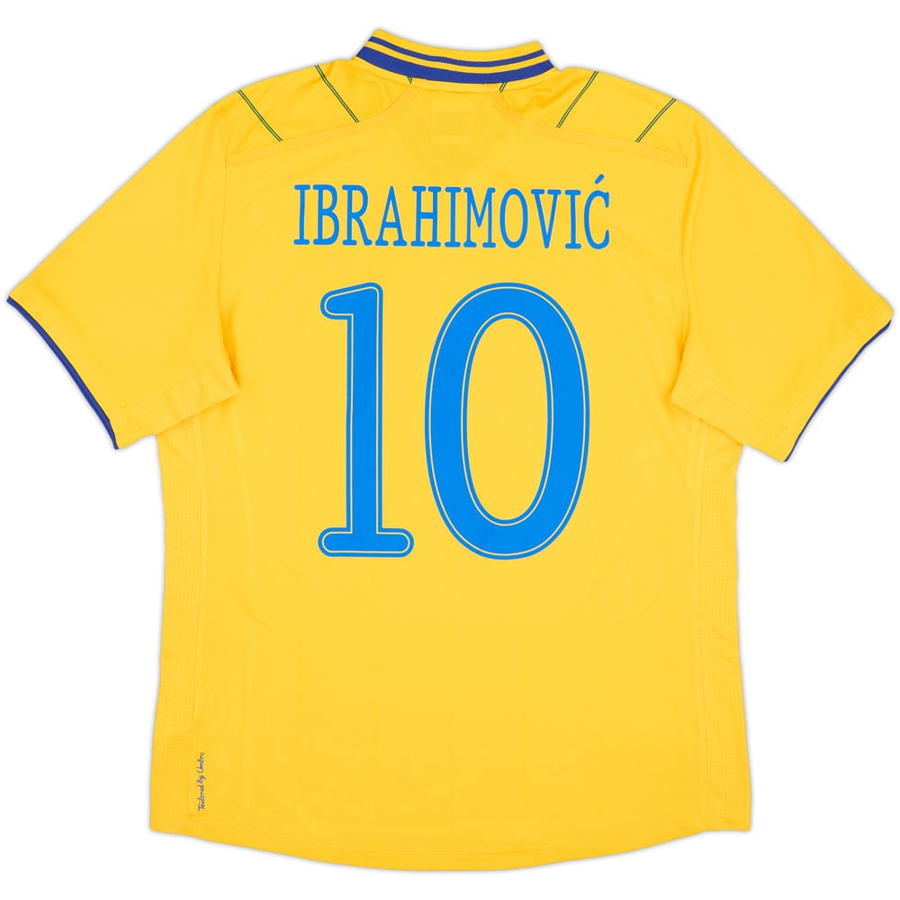 2012-13 Sweden Home Shirt Ibrahimovic #10 - 9/10 - (L)
