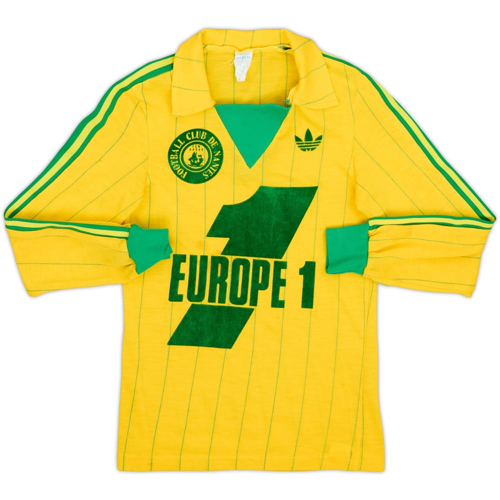 1980-81 Nantes Home L/S Shirt - 9/10 - (S.Boys)