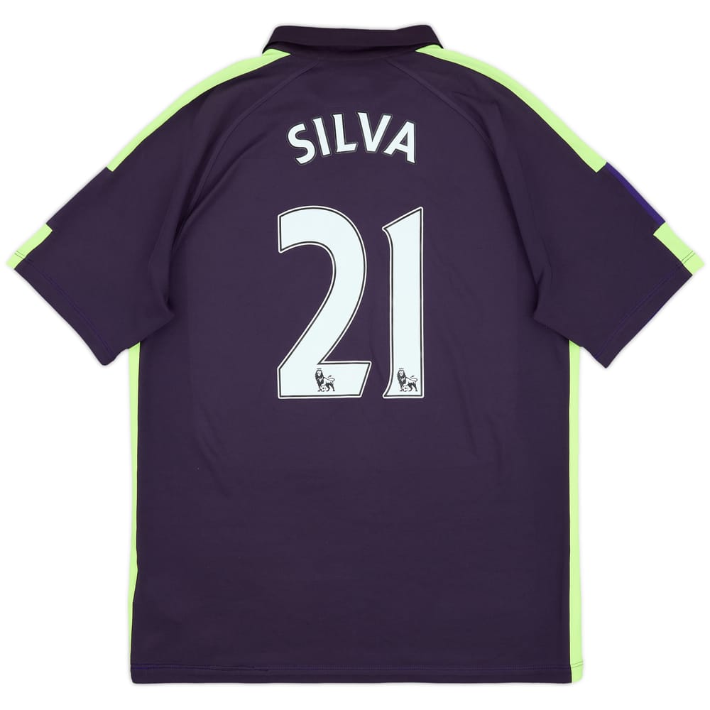 2014-15 Manchester City Third Shirt Silva #21 - 6/10 - (L)