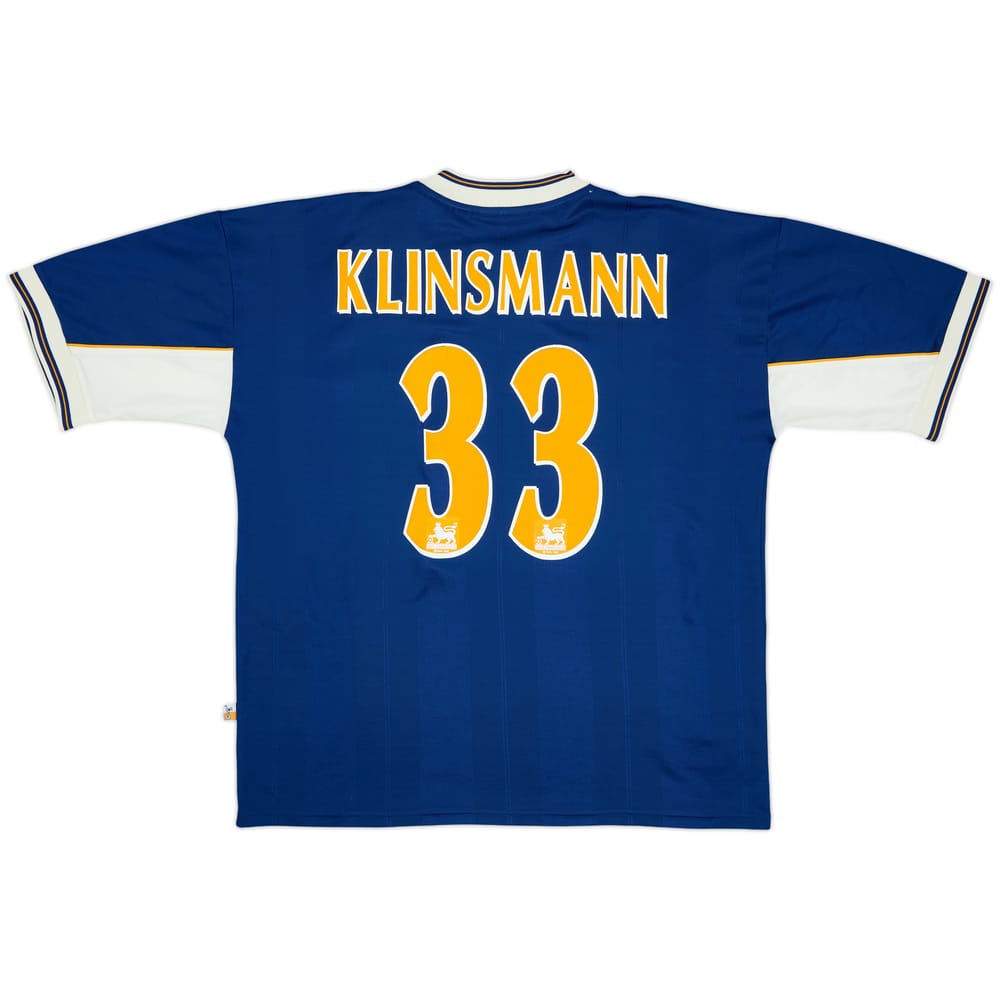 1997-98 Tottenham Away Shirt Klinsmann #33 - 8/10 - (XL)