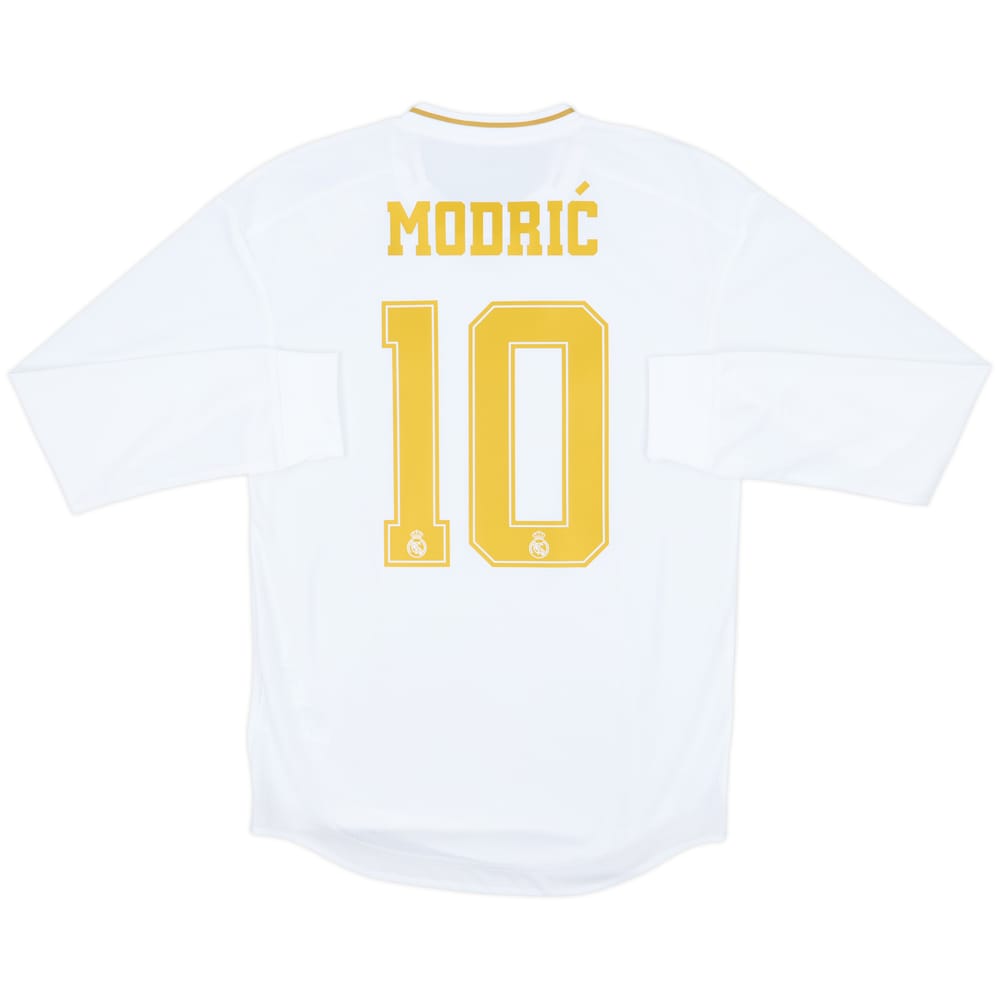 2019-20 Real Madrid Authentic Home L/S Shirt Modric #10 (S)